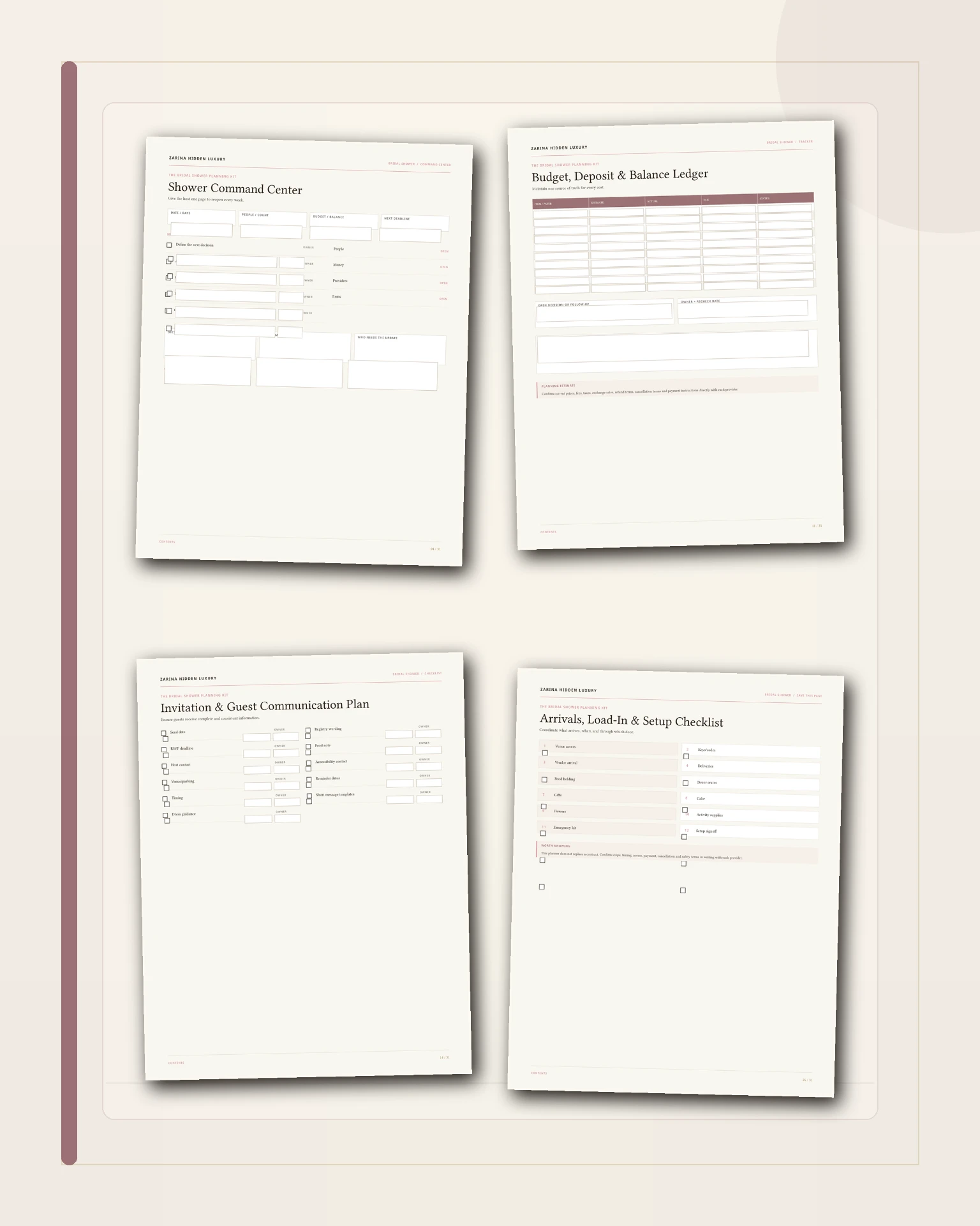 Bridal Shower Planning Kit preview 1
