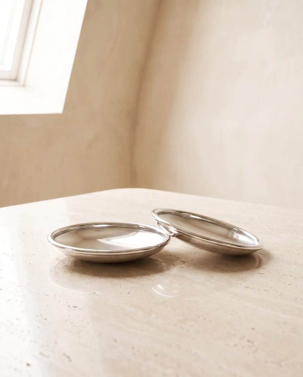 Editorial inspiration: a pair of polished silver nursing cups